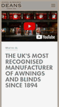 Mobile Screenshot of deansblinds.co.uk